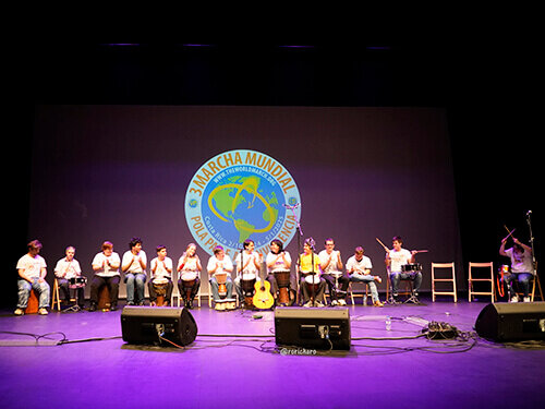 Banda de percusión DiversidArte, de la asociación Poten100mos